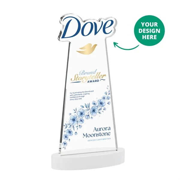 Custom VividPrint™ Award on Alberton Base - White (via Air)... from ASI 84592 St Regis Group / St Regis