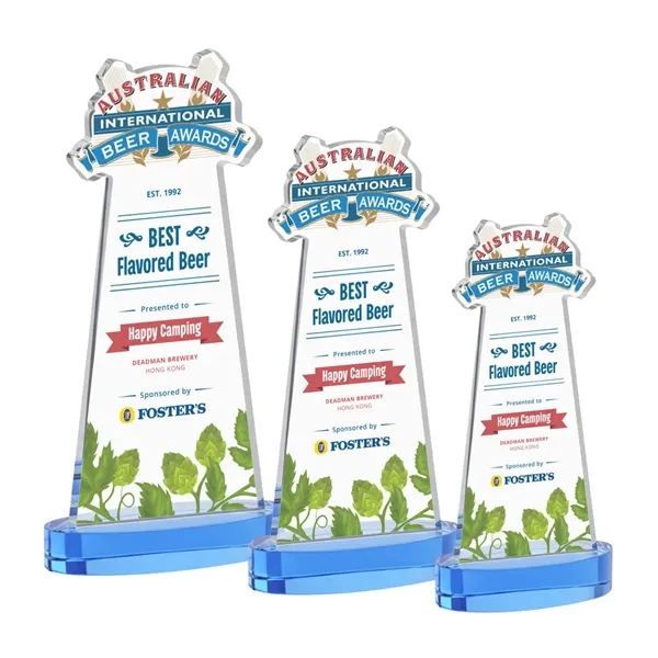 Custom VividPrint™ Award on Alberton Base - Sky Blue (via Air)... from ASI 84592 St Regis Group / St Regis