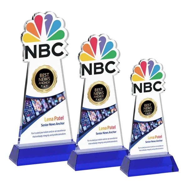 Custom VividPrint™ Award on Hartford Base - Blue (via Air)... from ASI 84592 St Regis Group / St Regis