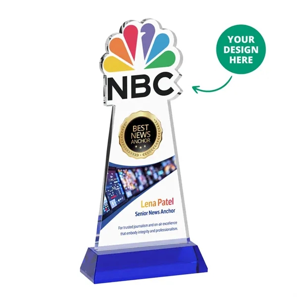 Custom VividPrint™ Award on Hartford Base - Blue (via Air)... from ASI 84592 St Regis Group / St Regis