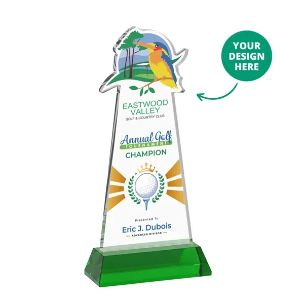Custom VividPrint™ Award on Hartford Base - Green (via Air)... from ASI 84592 St Regis Group / St Regis
