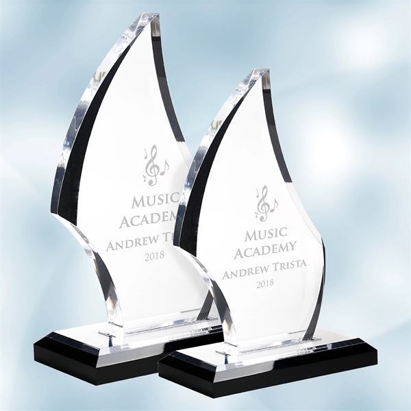 Award made of 5/8" thick acrylic with a flare design that... from ASI 47791 Best Deal Awards