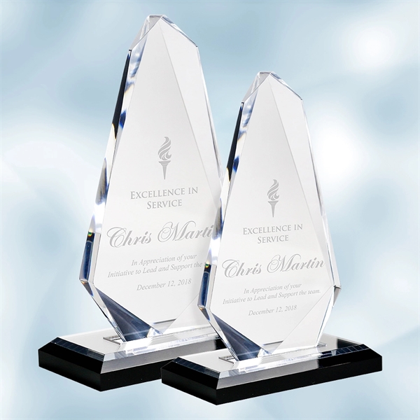 Award made of 5/8" thick acrylic with a spear design that... from ASI 47791 Best Deal Awards