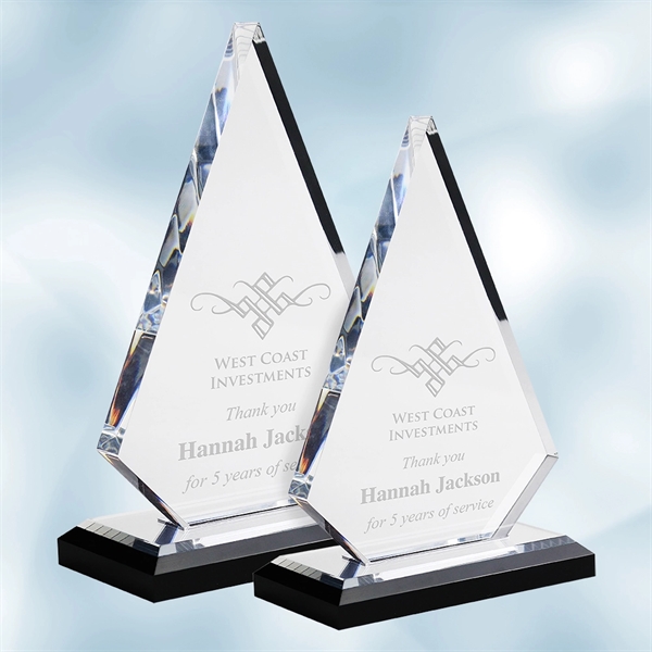Award made of 5/8" thick acrylic with a peak design that... from ASI 47791 Best Deal Awards