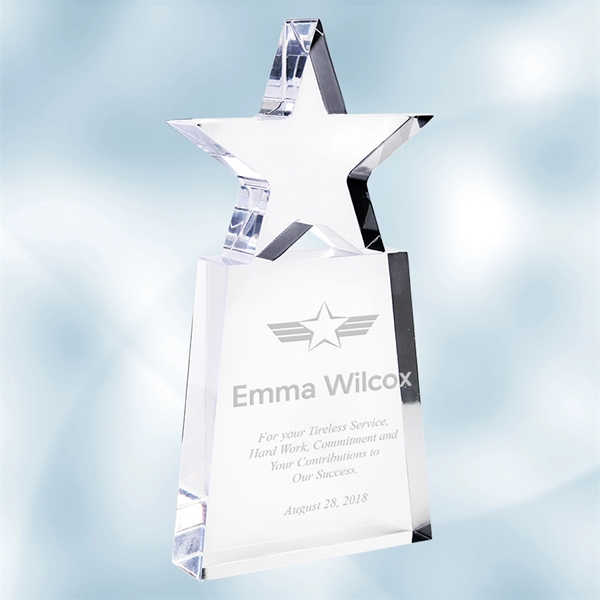 Award made of acrylic and measuring 8" x 4" x 1"... from ASI 47791 Best Deal Awards