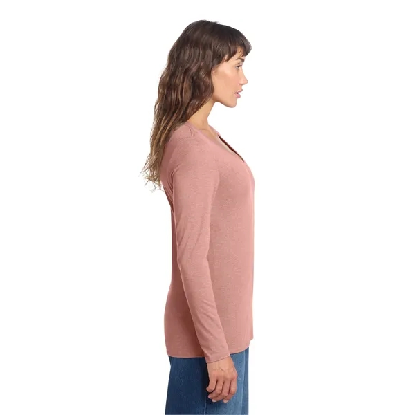 District Women's Perfect Tri Long Sleeve V-Neck Tee... from ASI 84863 SanMar