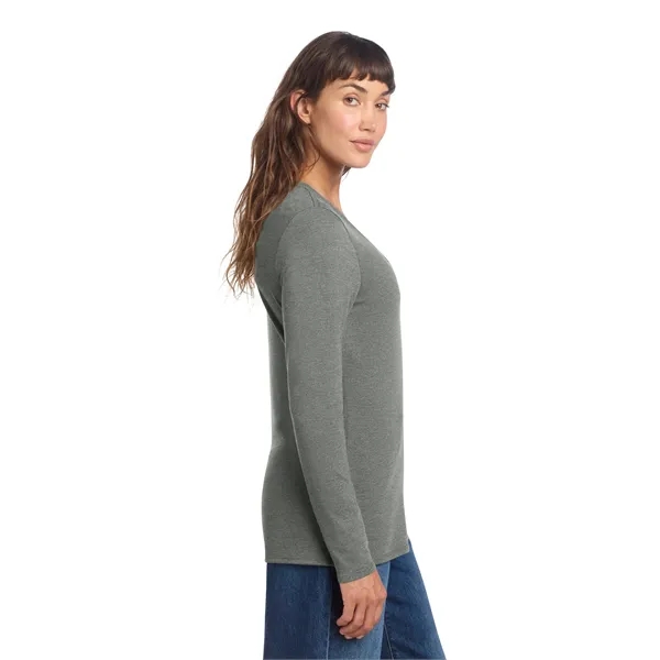 District Women's Perfect Tri Long Sleeve V-Neck Tee... from ASI 84863 SanMar