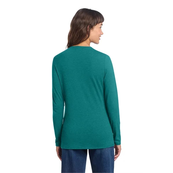 District Women's Perfect Tri Long Sleeve V-Neck Tee... from ASI 84863 SanMar