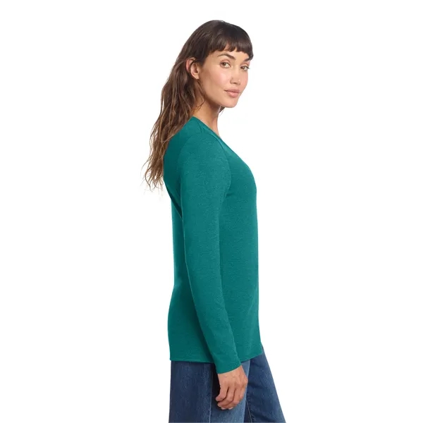 District Women's Perfect Tri Long Sleeve V-Neck Tee... from ASI 84863 SanMar