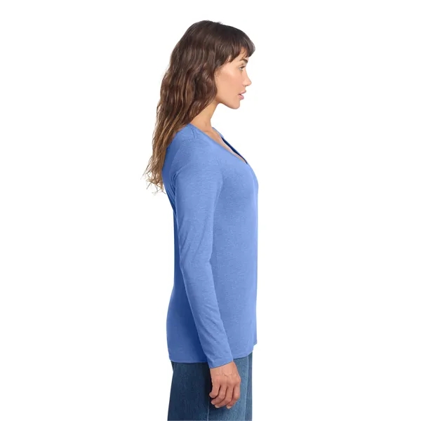 District Women's Perfect Tri Long Sleeve V-Neck Tee... from ASI 84863 SanMar