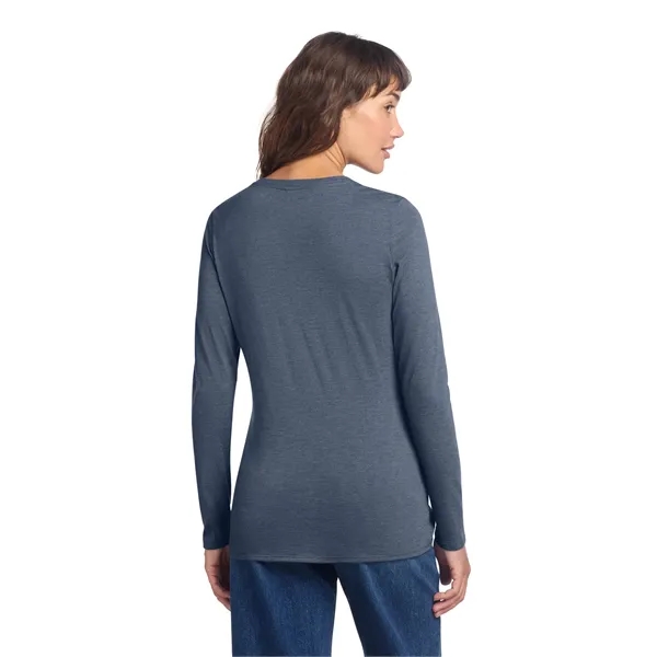 District Women's Perfect Tri Long Sleeve V-Neck Tee... from ASI 84863 SanMar