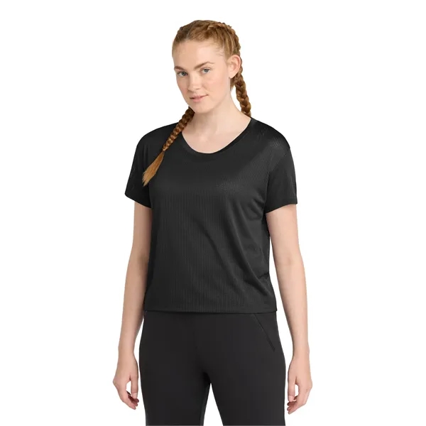 Sport-Tek Ladies PosiCharge Draft Crop Tee.... from ASI 84863 SanMar