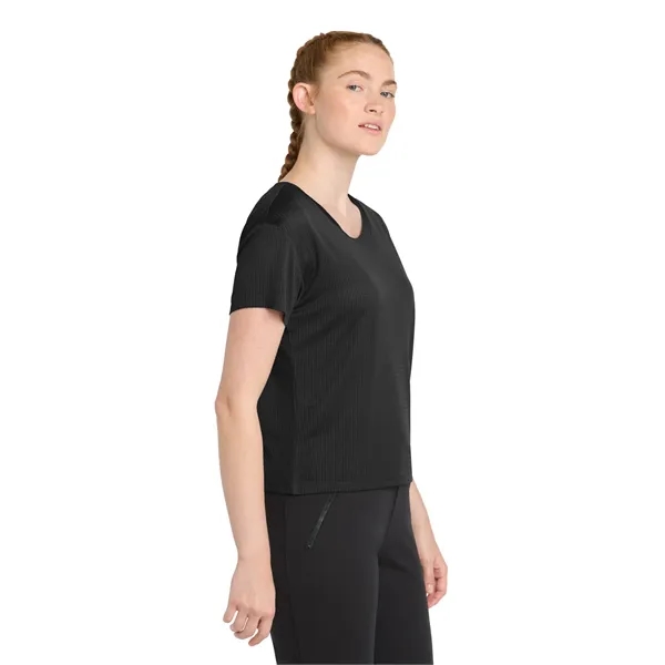 Sport-Tek Ladies PosiCharge Draft Crop Tee.... from ASI 84863 SanMar
