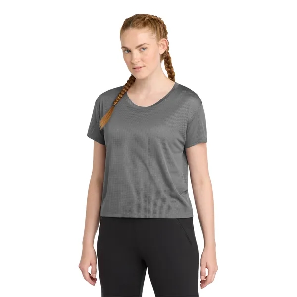 Sport-Tek Ladies PosiCharge Draft Crop Tee.... from ASI 84863 SanMar