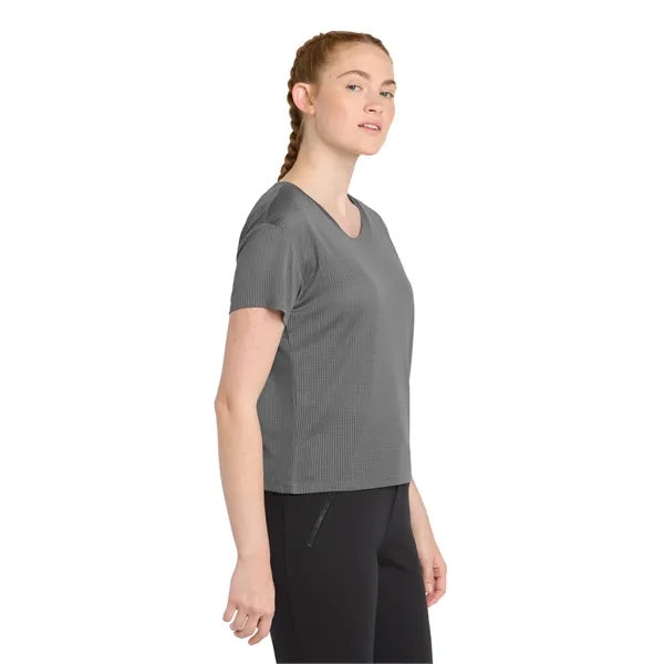 Sport-Tek Ladies PosiCharge Draft Crop Tee.... from ASI 84863 SanMar