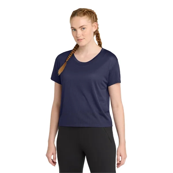 Sport-Tek Ladies PosiCharge Draft Crop Tee.... from ASI 84863 SanMar