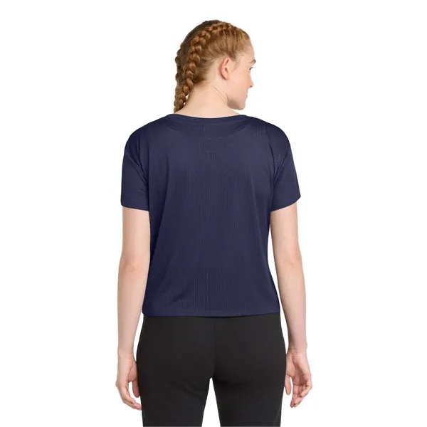 Sport-Tek Ladies PosiCharge Draft Crop Tee.... from ASI 84863 SanMar