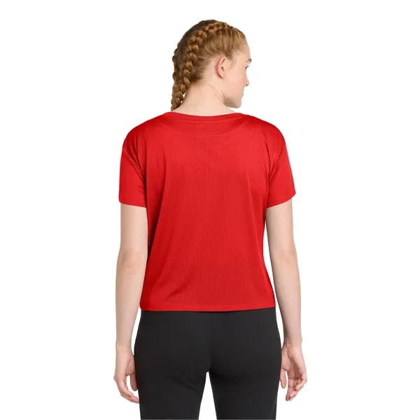 Sport-Tek Ladies PosiCharge Draft Crop Tee.... from ASI 84863 SanMar