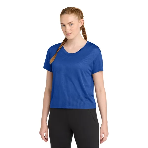 Sport-Tek Ladies PosiCharge Draft Crop Tee.... from ASI 84863 SanMar