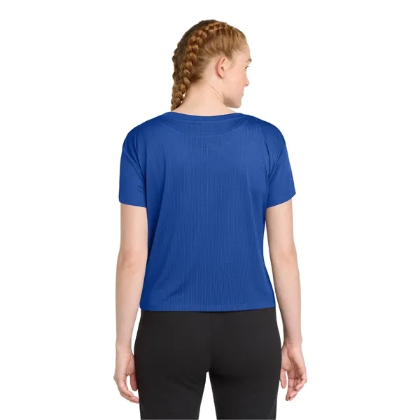 Sport-Tek Ladies PosiCharge Draft Crop Tee.... from ASI 84863 SanMar