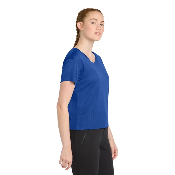 Sport-Tek Ladies PosiCharge Draft Crop Tee.... from ASI 84863 SanMar