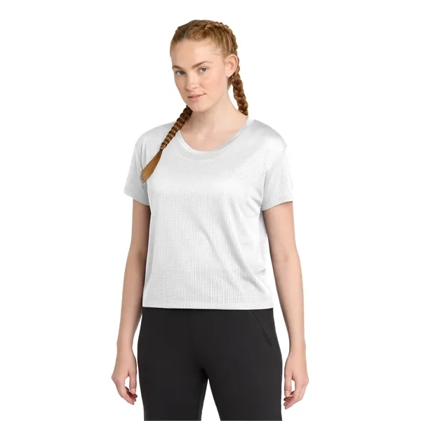 Sport-Tek Ladies PosiCharge Draft Crop Tee.... from ASI 84863 SanMar