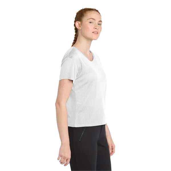 Sport-Tek Ladies PosiCharge Draft Crop Tee.... from ASI 84863 SanMar