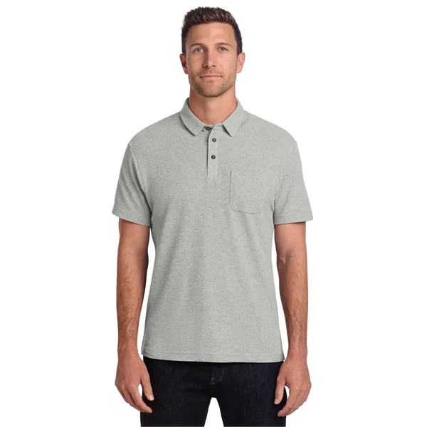 Port Authority C-FREE Cotton Blend Pique Pocket Polo... from ASI 84863 SanMar