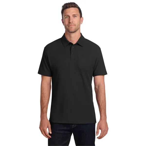 Port Authority C-FREE Cotton Blend Pique Pocket Polo... from ASI 84863 SanMar