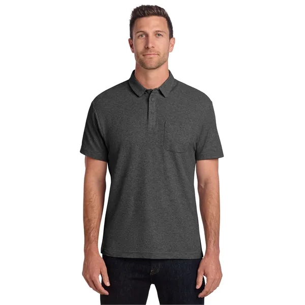 Port Authority C-FREE Cotton Blend Pique Pocket Polo... from ASI 84863 SanMar