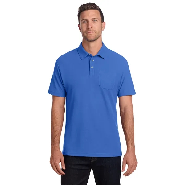 Port Authority C-FREE Cotton Blend Pique Pocket Polo... from ASI 84863 SanMar