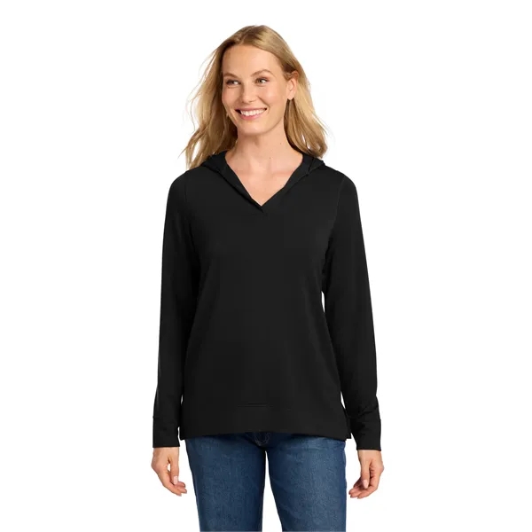 Port Authority Ladies Microterry Pullover Hoodie... from ASI 84863 SanMar