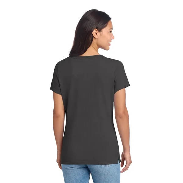 Port & Company Ladies Beach Wash Garment-Dyed V-Neck Tee... from ASI 84863 SanMar