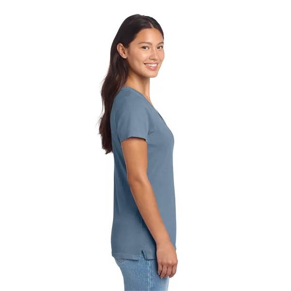 Port & Company Ladies Beach Wash Garment-Dyed V-Neck Tee... from ASI 84863 SanMar