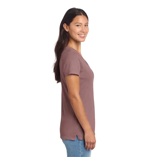 Port & Company Ladies Beach Wash Garment-Dyed V-Neck Tee... from ASI 84863 SanMar