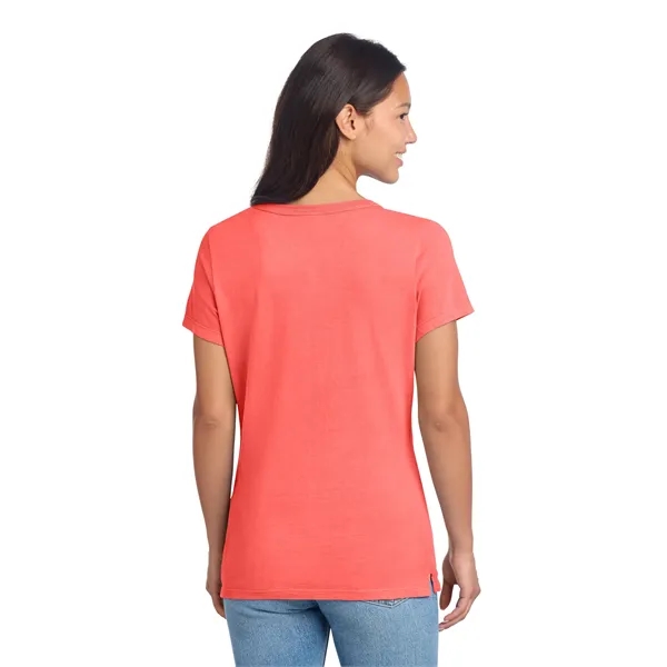 Port & Company Ladies Beach Wash Garment-Dyed V-Neck Tee... from ASI 84863 SanMar