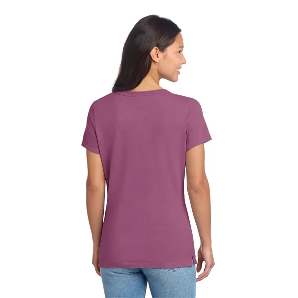 Port & Company Ladies Beach Wash Garment-Dyed V-Neck Tee... from ASI 84863 SanMar