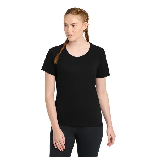 Sport-Tek Ladies PosiCharge Tri-Blend Wicking Scoop Neck ...... from ASI 84863 SanMar