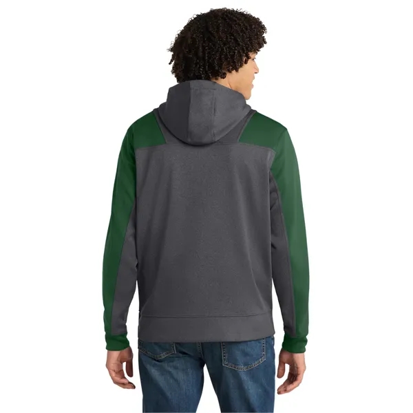 Sport-Tek Tech Fleece Colorblock 1/4-Zip Hooded Sweatshirt.... from ASI 84863 SanMar