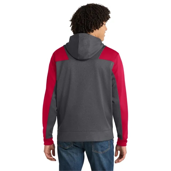 Sport-Tek Tech Fleece Colorblock 1/4-Zip Hooded Sweatshirt.... from ASI 84863 SanMar