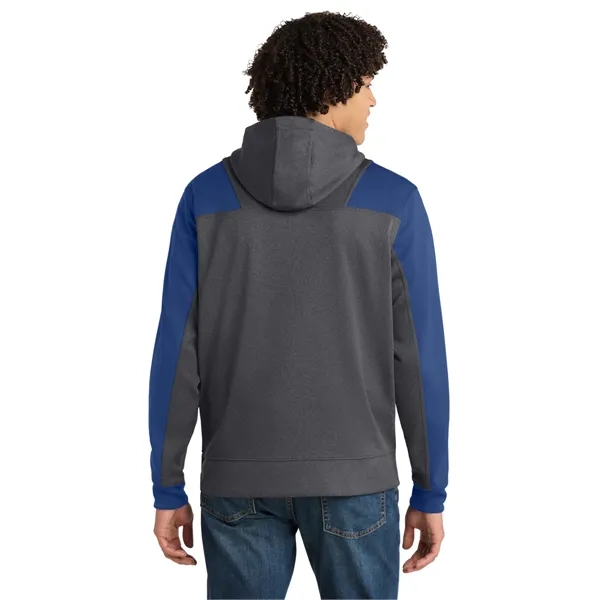 Sport-Tek Tech Fleece Colorblock 1/4-Zip Hooded Sweatshirt.... from ASI 84863 SanMar