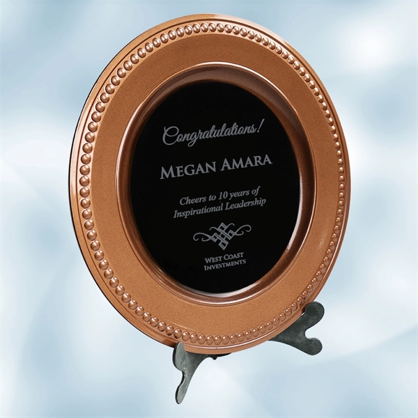 Award plate made of acrylic with a bronze/black color and dark... from ASI 47791 Best Deal Awards