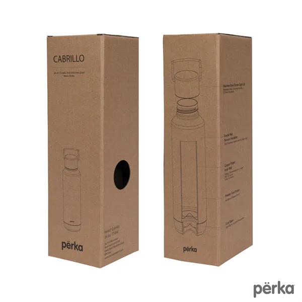 Perka® Cabrillo 24 oz. Double Wall, Stainless Steel Water...... from ASI 67866 Logomark/Valumark