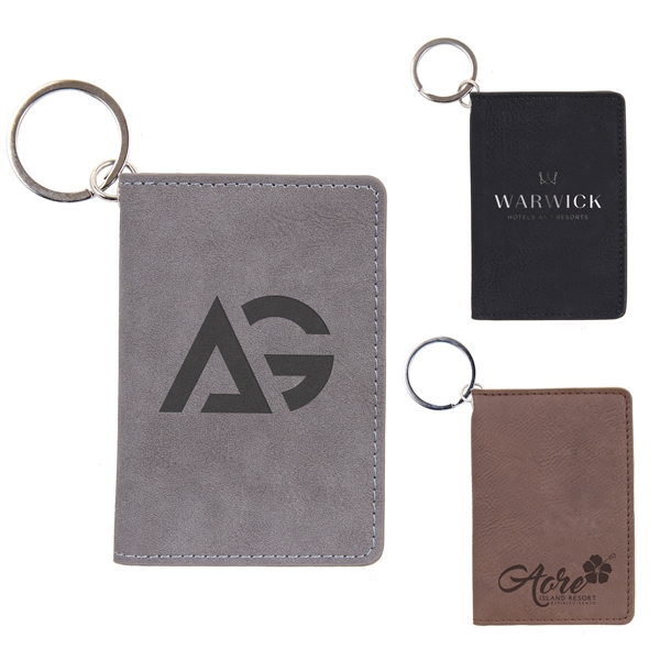 Leatherette Keychain Wallet.... from ASI 46755 Cosmo Promos