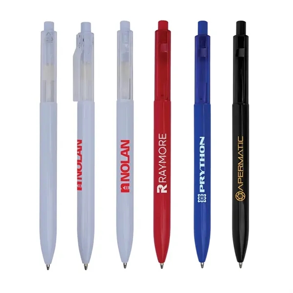 Aura Recycled Plastic Ballpoint Pen... from ASI 67866 Logomark/Valumark