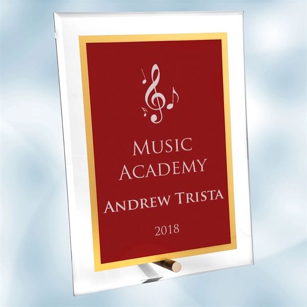 Red Complex plaque made of acrylic and available in three sizes.... from ASI 47791 Best Deal Awards