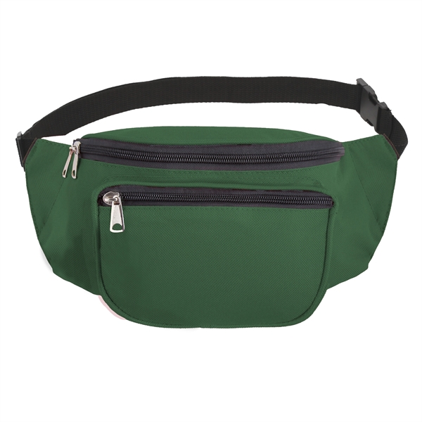 Fanny pack made of 600 denier polyester with adjustable waist belt.... from ASI 46755 Cosmo Promos