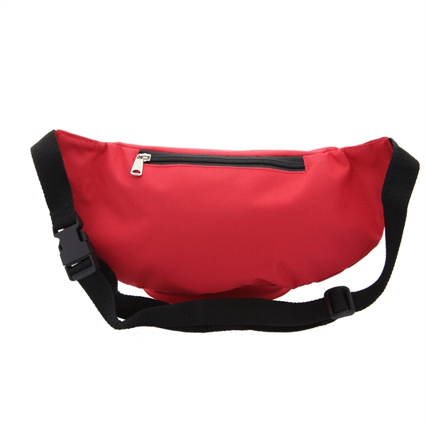 Fanny pack made of 600 denier polyester with adjustable waist belt.... from ASI 46755 Cosmo Promos