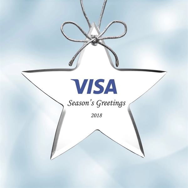 3 /16" thick color imprinted ornament made of acrylic in the... from ASI 47791 Best Deal Awards