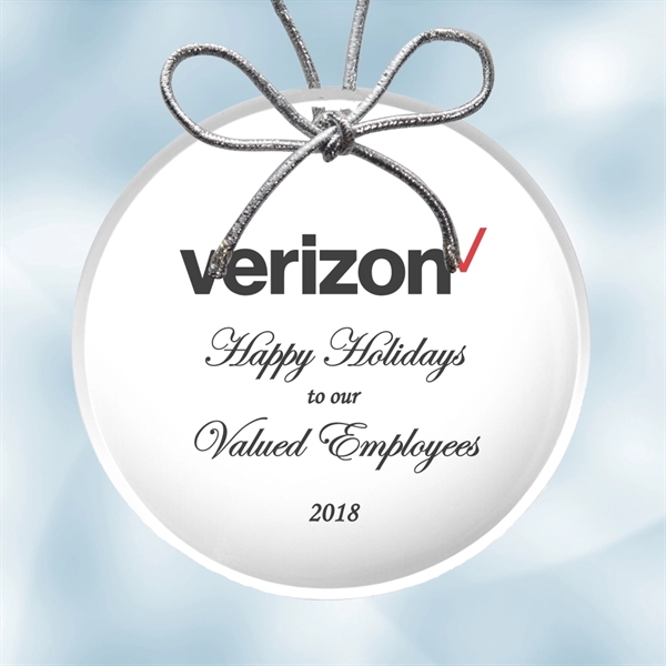 3 /16" thick color imprinted ornament made of acrylic in the... from ASI 47791 Best Deal Awards